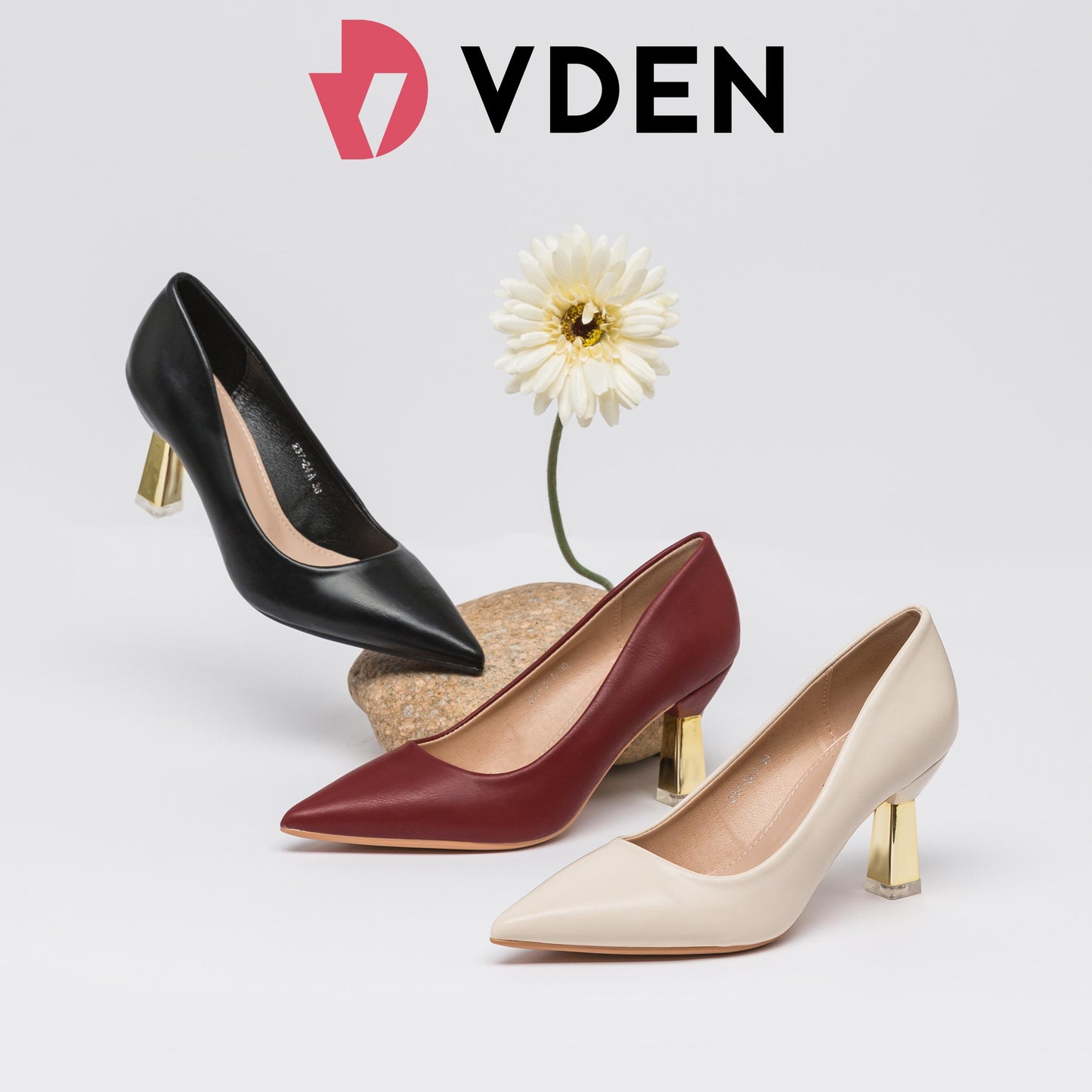 Design Solid Color Pointed Toe Mid-heeled shoes (2.5INCH) 237-24A Pointed Heel Pumps
