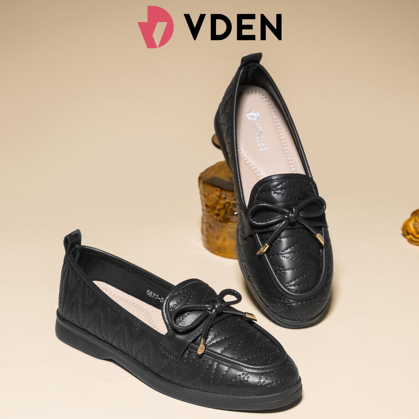 VDEN Women's Lightweight Loafers Nonslip 0.8ICNH/2.1CM 5577-3