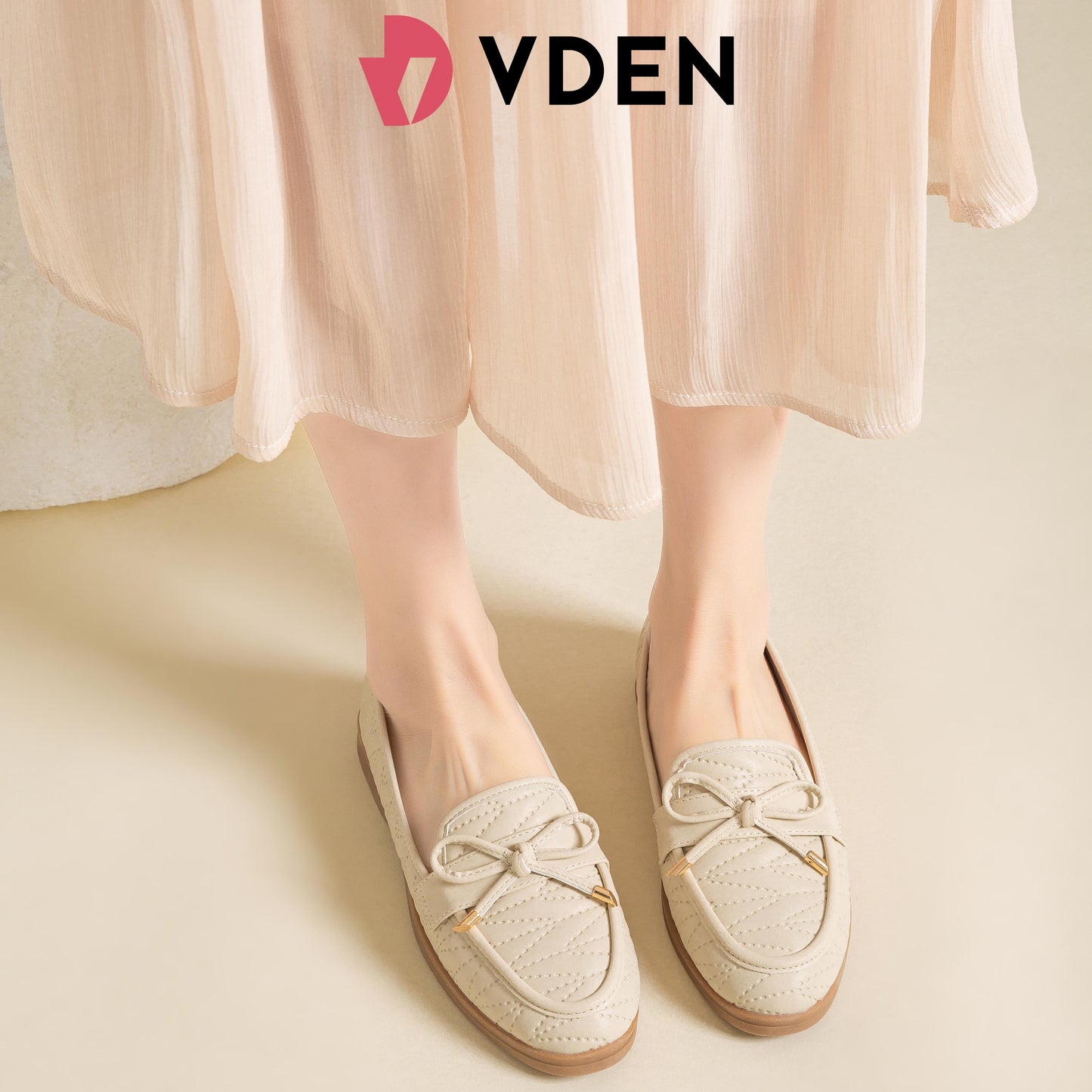 VDEN Women's Lightweight Loafers Nonslip Bowknot For Women 0.8ICNH/2.1CM 5577-3 Fashionable Women’s Leather Loafer Shoes One-step Versatile Loafers British Style Preppy Style Flat Shoes