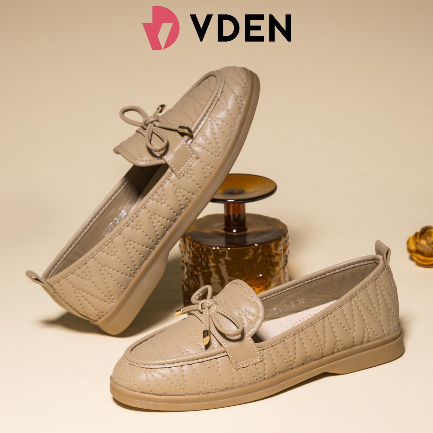 VDEN Women's Lightweight Loafers Nonslip 0.8ICNH/2.1CM 5577-3
