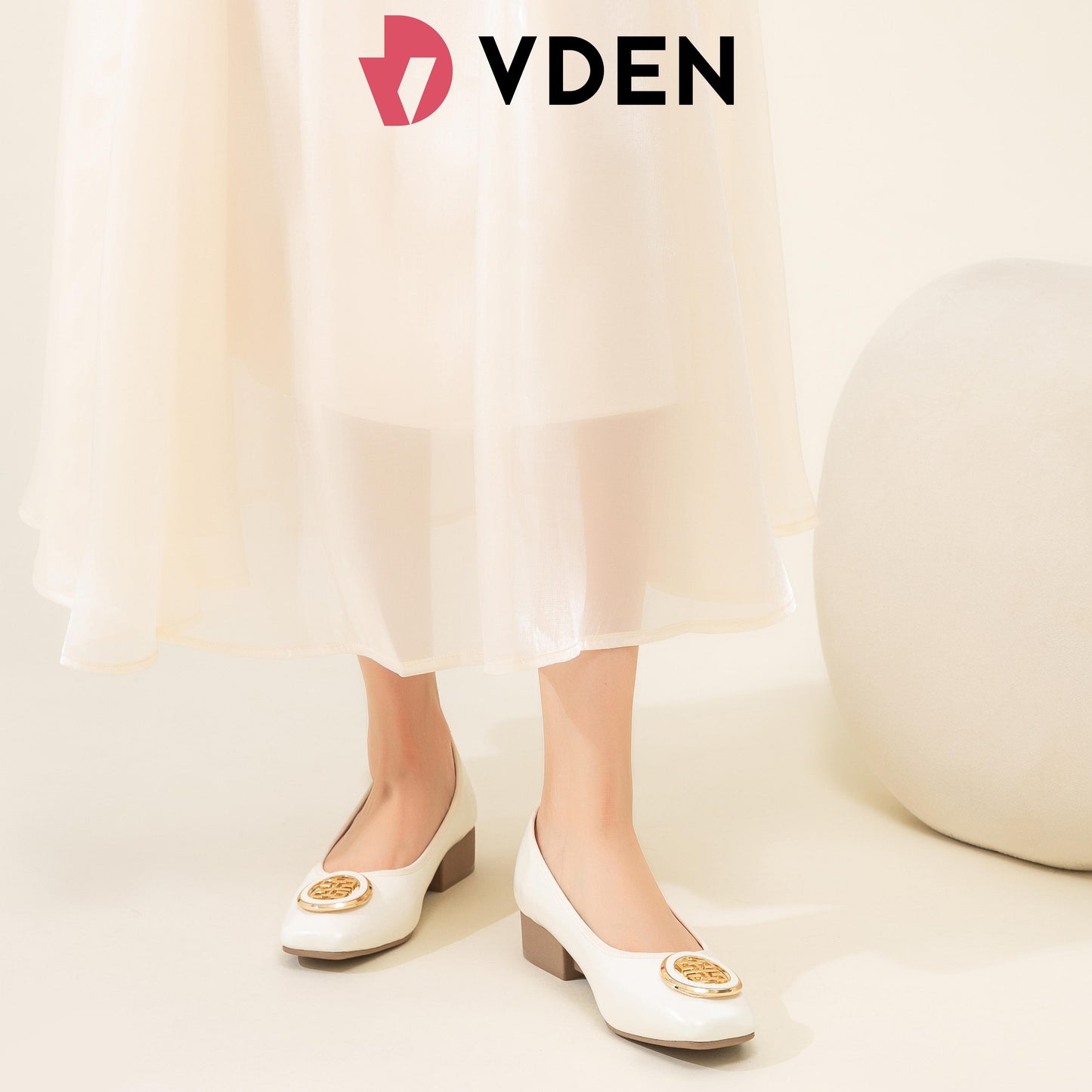 VDEN Fashionabke Solid tone Square-toe pumps For Women 1.2INCH/3CM A998-14Korean Style Comfortable Soft Sole Slip-on Women's Shoes Commuting Old Money Style Low Heels