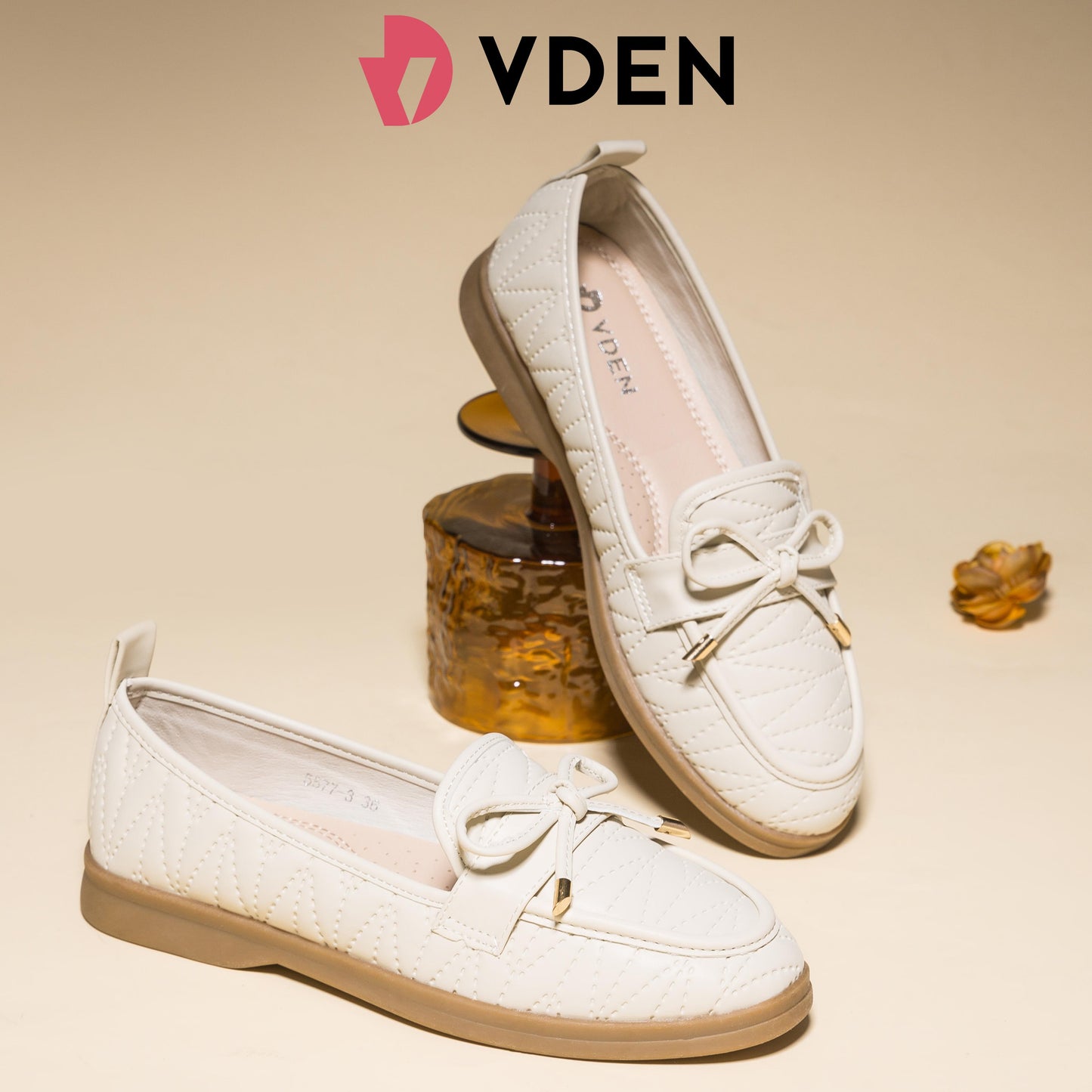 VDEN Women's Lightweight Loafers Nonslip 0.8ICNH/2.1CM 5577-3