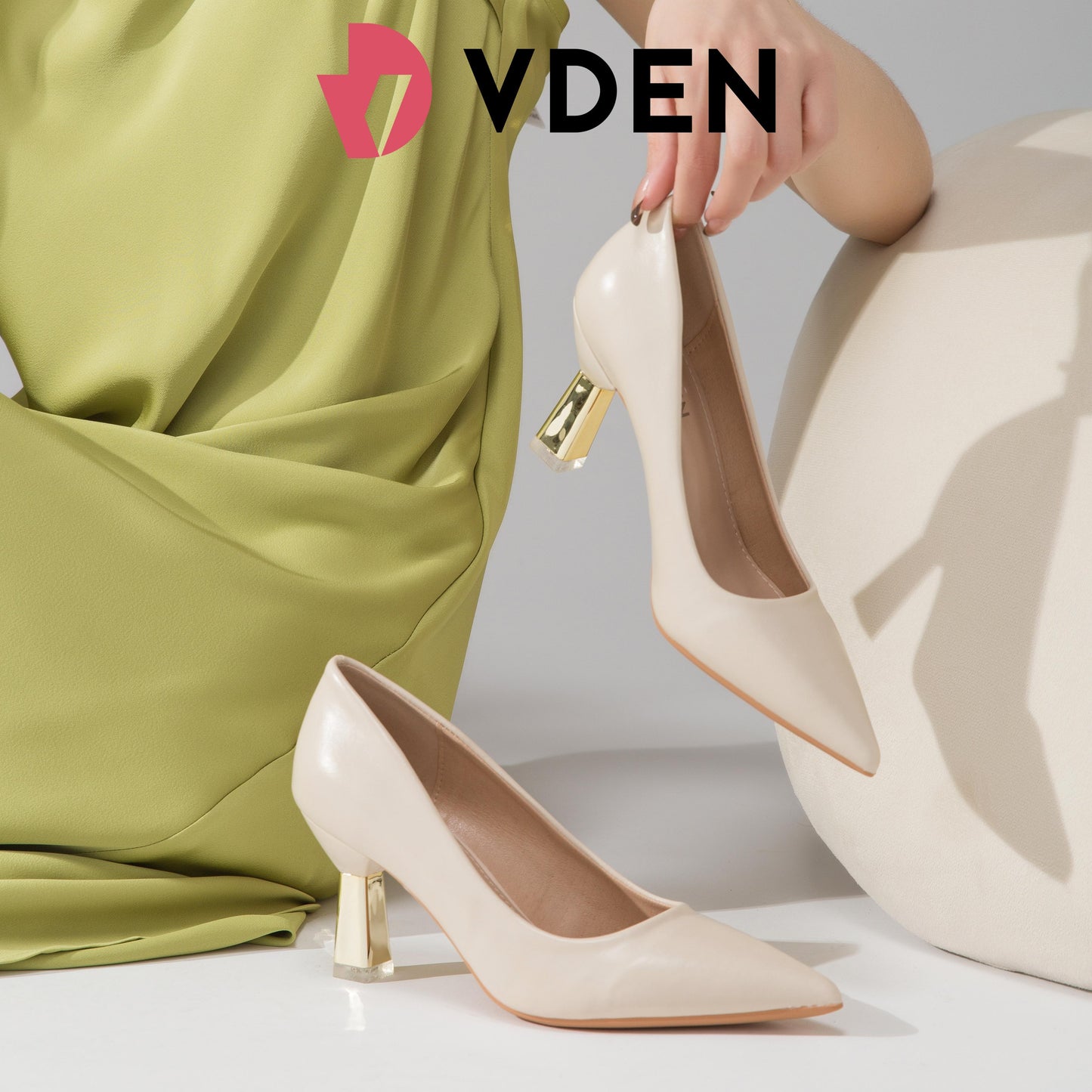 Design Solid Color Pointed Toe Mid-heeled shoes (2.5INCH) 237-24A Pointed Heel Pumps
