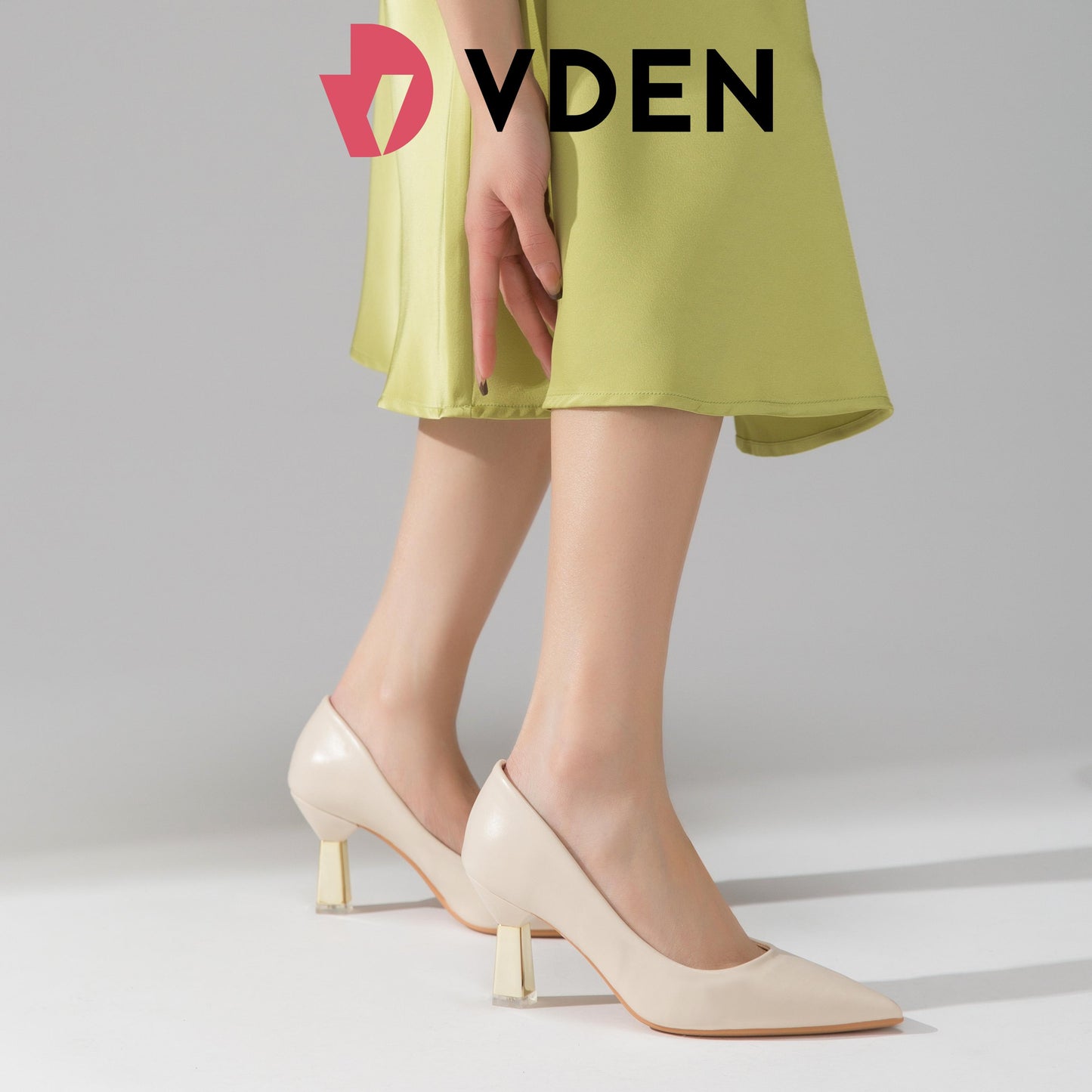 Design Solid Color Pointed Toe Mid-heeled shoes (2.5INCH) 237-24A Pointed Heel Pumps