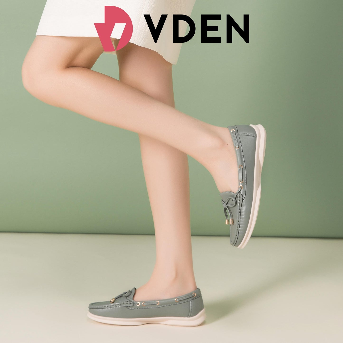 VDEN Bow Embellished Office Commuting 6678-541 Slip-Ons Loafers Women Loafer Shoes Flat Heel (1 cm or less)