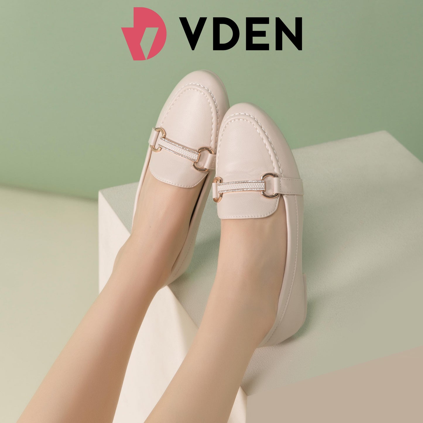 VDEN Women 666-59 Simple Matte Flat Loafers Flat Heel (Less than 1 cm)