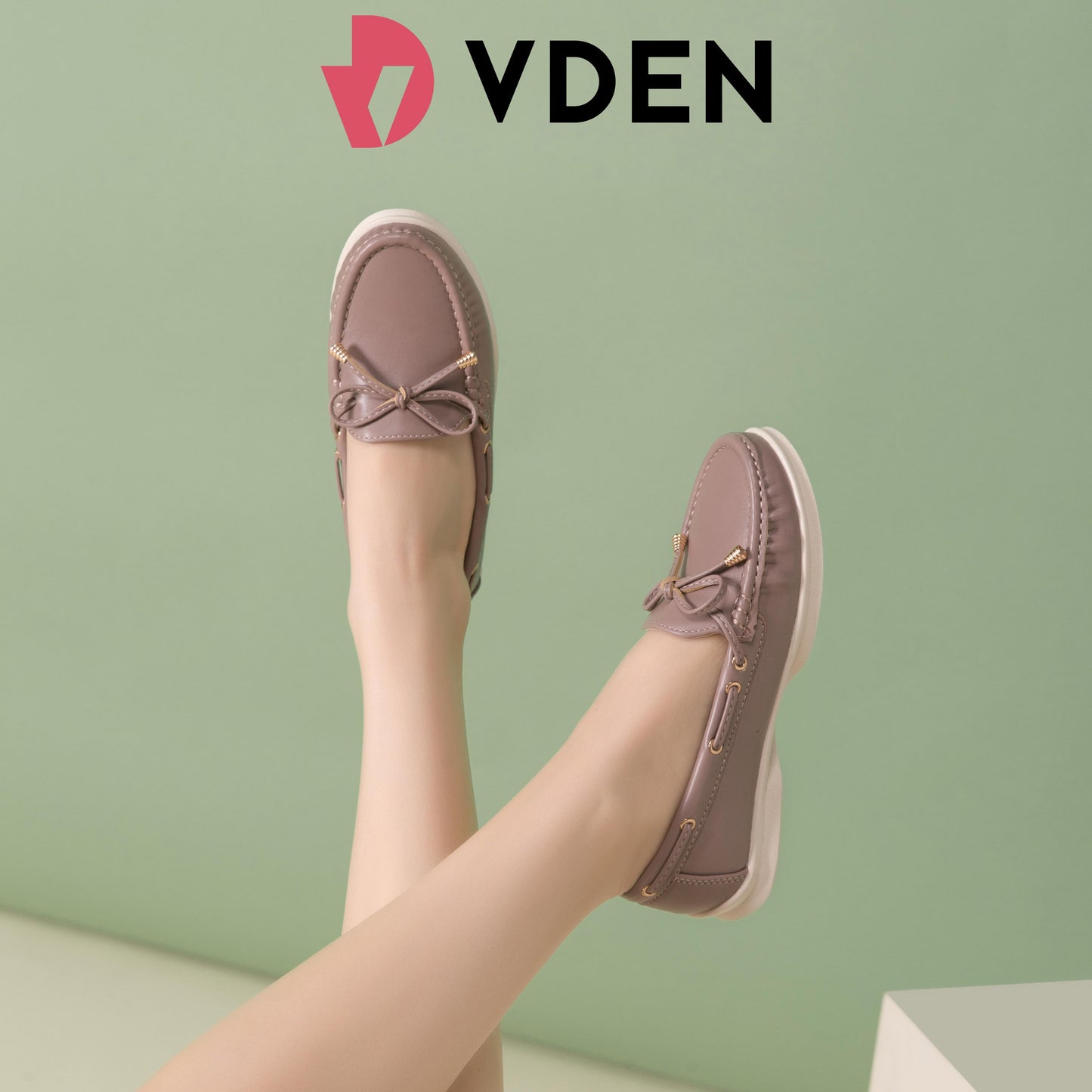 VDEN Bow Embellished Office Commuting 6678-541 Slip-Ons Loafers Women Loafer Shoes Flat Heel (1 cm or less)