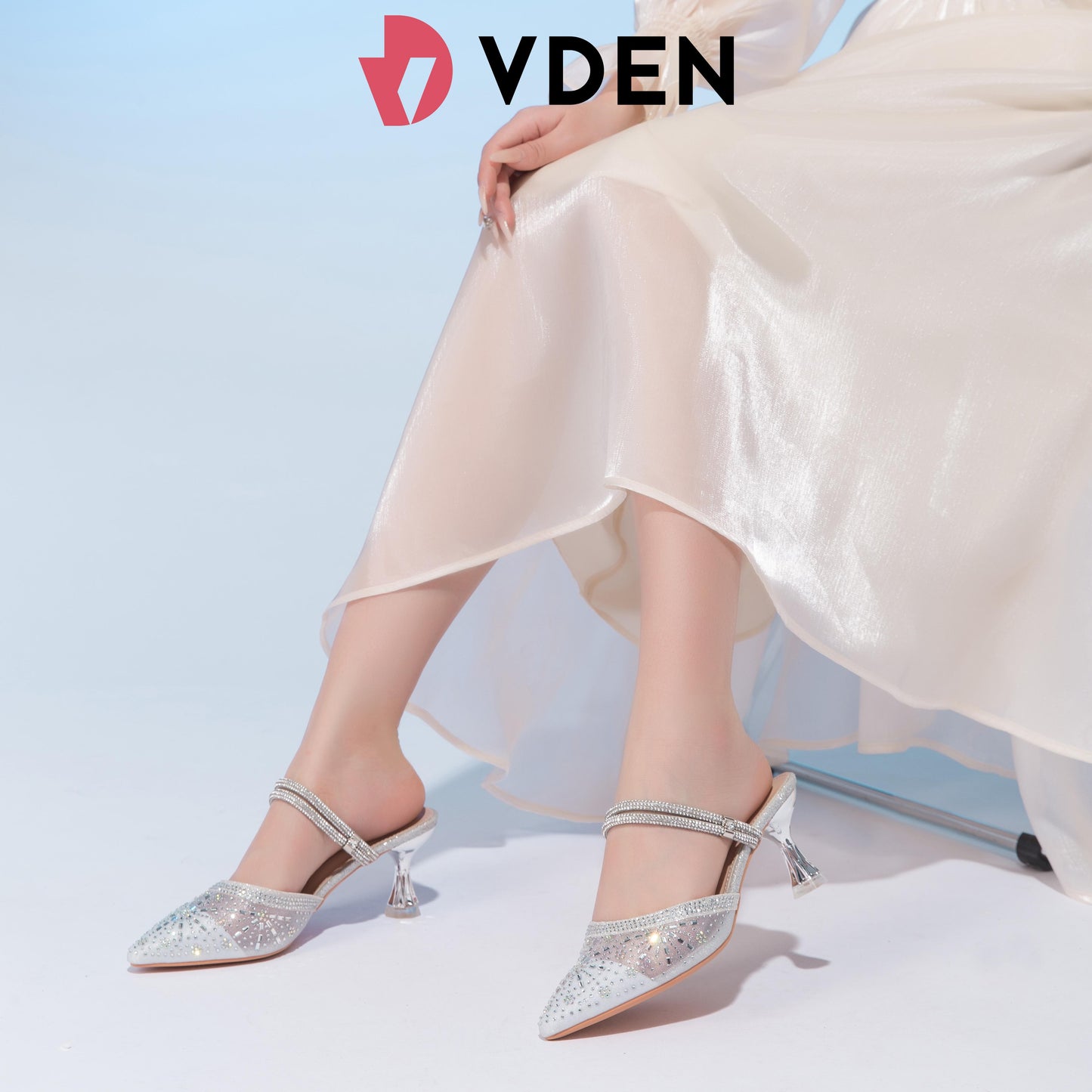 VDEN Low Heel Casual Women's Pointed Shoes (add 1 size) (6.5cm/2.3 inch) 333-A9-1