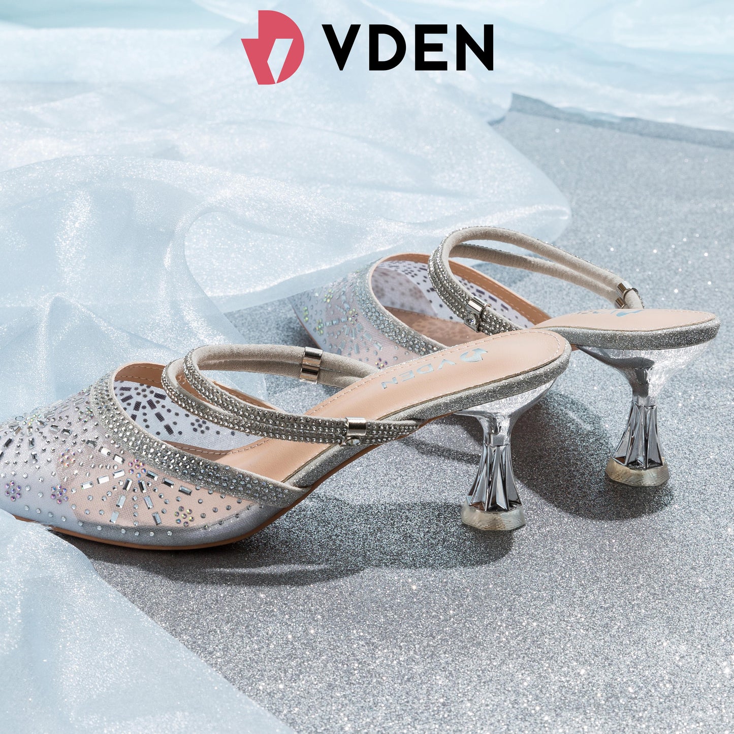 VDEN Low Heel Casual Women's Pointed Shoes (add 1 size) (6.5cm/2.3 inch) 333-A9-1