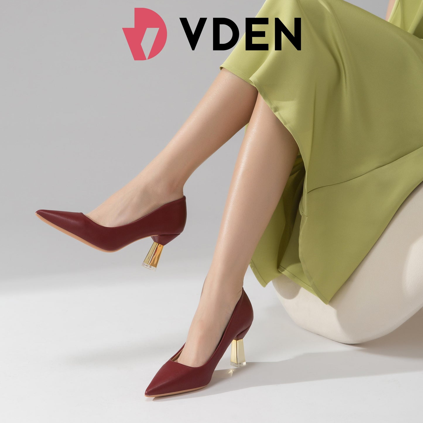 Design Solid Color Pointed Toe Mid-heeled shoes (2.5INCH) 237-24A Pointed Heel Pumps