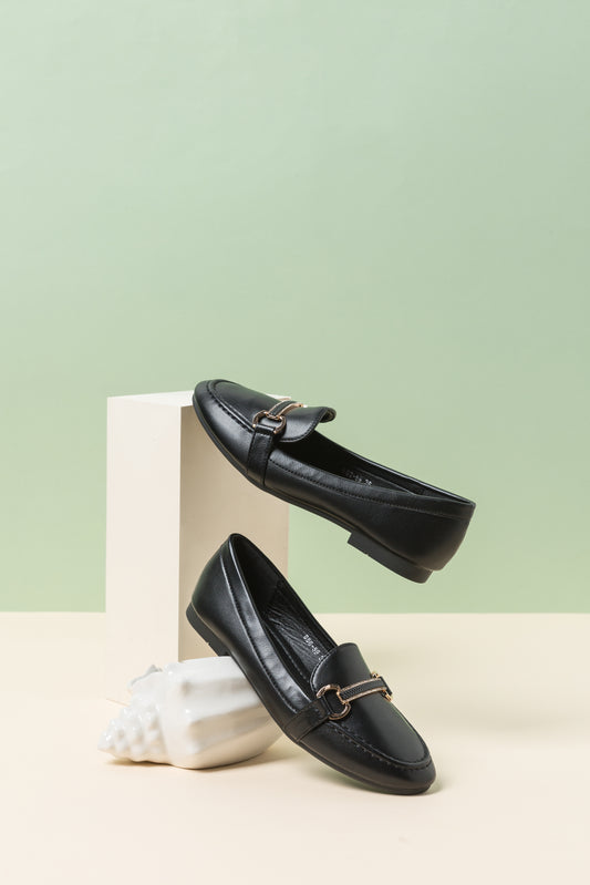 VDEN Women Patent Leather Loafers 666-59 Simple Matte Flat Loafers Flat Heel (Less than 1 cm)