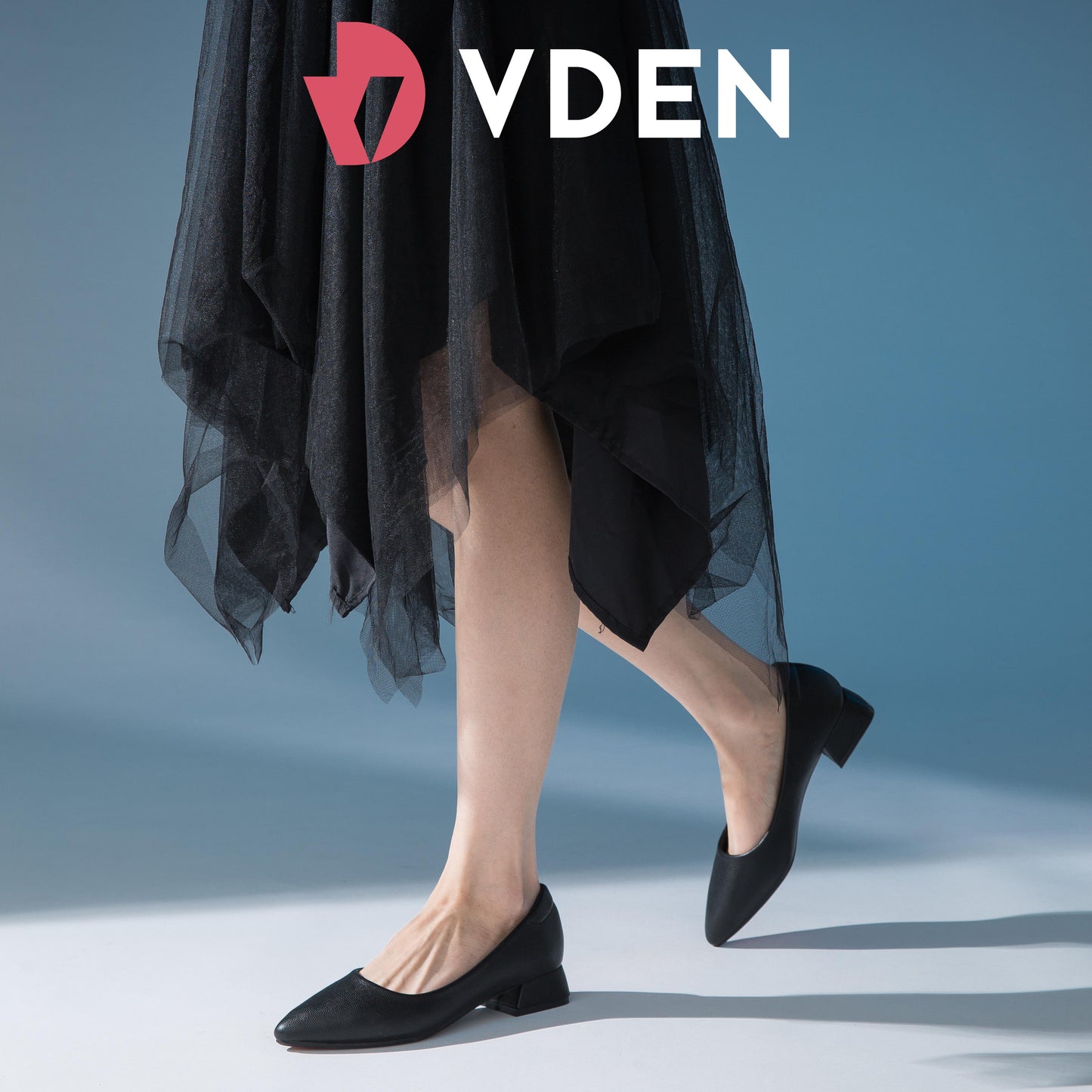 Super High Quality Black Student Shoes 893-A1 Pointed Toe Low Heel (1.2INCH) Pure Black Office Shoes