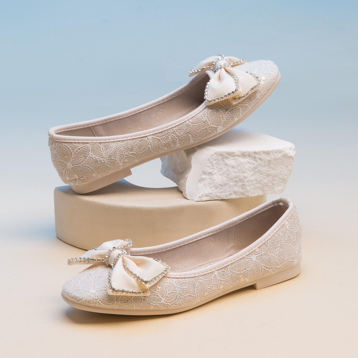 VDEN Round Toe Flats Women's Bow Ballet Flat Shoes 926-10 New Korean Office Women's Shoes No Heel